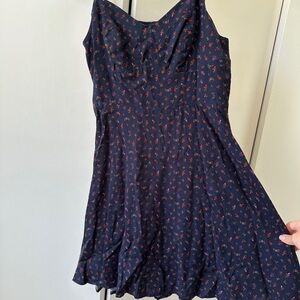 Old Navy - Navy Blue Floral Dress